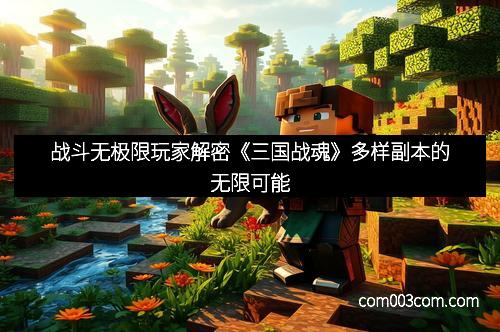 战斗无极限玩家解密《三国战魂》多样副本的无限可能
